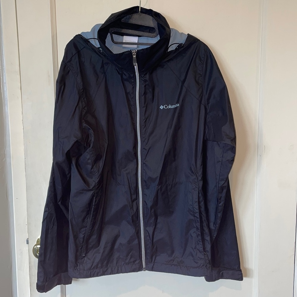 NWOT Columbia Packable Windbreaker Black